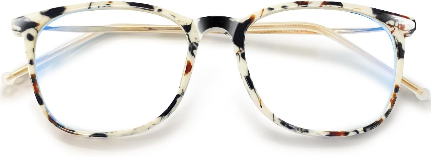 VISOONE Anti Slip TR90 Blue Light Blocking Glasses Size M Eyewear Frame with Anti Glare Eye Protection for Women GaeL