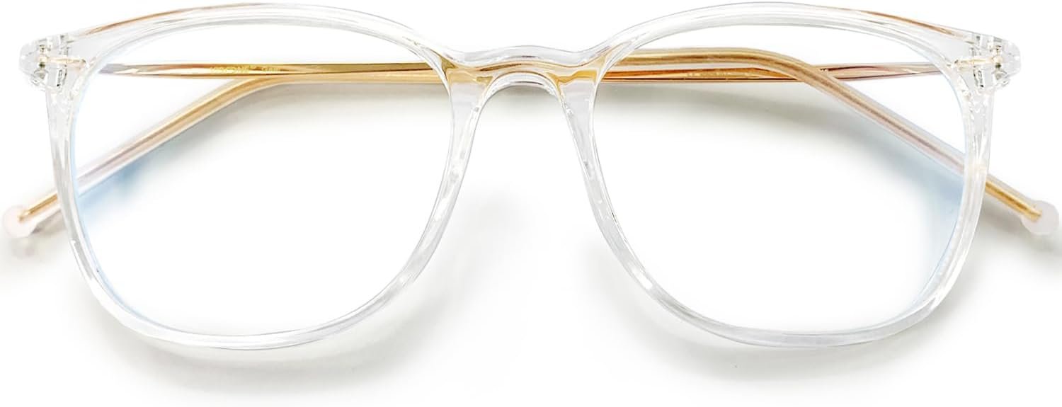 VISOONE Anti Slip TR90 Blue Light Blocking Glasses Size M Eyewear Frame with Anti Glare Eye Protection for Women GaeL