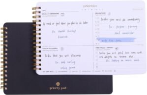 Daily Priority Planner-Productivity Tools For Time Management, Work Priority to do list-Great For High Achievers, Busy Individuals & Entrepreneurs To Improve Focus, Eliminate Stress & Achieve Goals