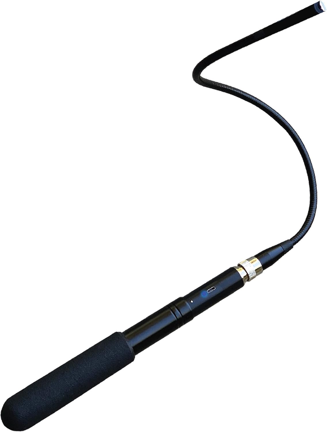 Wireless Boroscope Endoscope 1080HD Inspection Camera Wand – Waterproof 360 Degree Flexible, Extendable, Rechargeable, Nearly 6FT Reach – Capture, Save, Share Images and Video on Your Phone