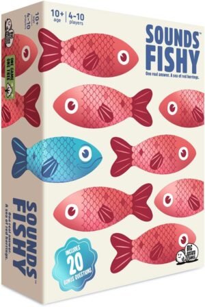 Big Potato Sounds Fishy Board Game: The Bluffing Family Game for Kids 10+ – Best New Family Quiz Games, Trivia Games for Groups of People | Online Exclusive – Includes 20 Bonus Questions