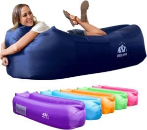 WEKAPO Inflatable Lounger Air Sofa Hammock-Portable,Water Proof& Anti-Air Leaking Design-Ideal Couch for Backyard Beach Traveling Camping Picnics & Music Festivals