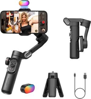 Gimbal Stabilizer Smartphone iPhone Video: iPhone Stabilizer Smartphone Foldable 3-Axis Handheld Portable Android Gimbal TikTok YouTube Vlog Recording Smart XE Series