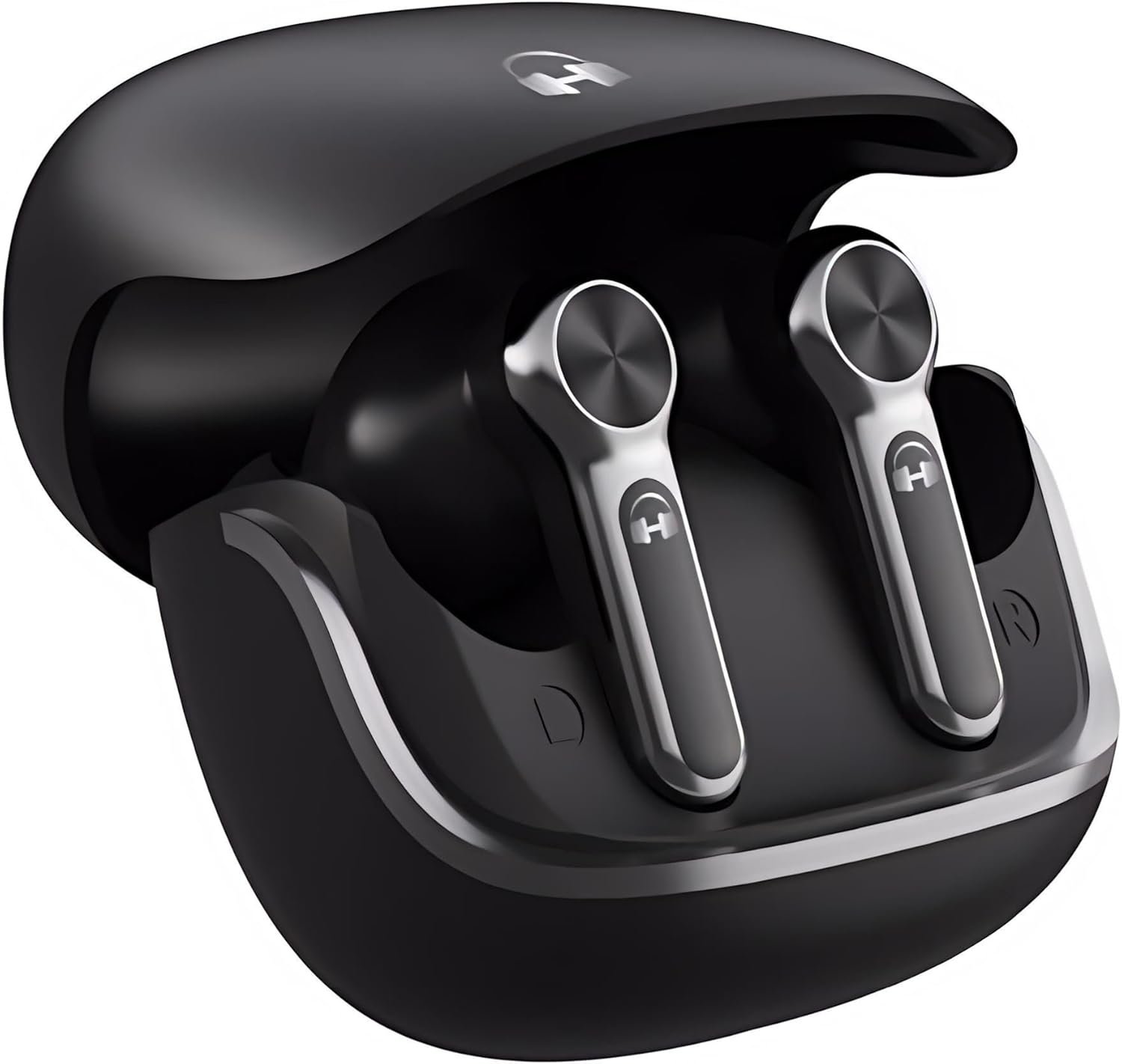 HTT-21, Wireless Earbuds, 5.4 Bluetooth, Voice Assistant,13mm Deep Bass Sound Drivers. Fast Charging, 10 mins = 100 min, 40-45H Total. ENC Environmental Noise Cancellation, IPX5