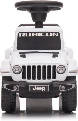 Best Ride On Cars Jeep Gladiator Ride-On Push Car Combo, Foot-to-Floor Design, Realistic and Stylish Kids Car, Honking Horn, Under-Seat Toy Storage, for Ages 18 Months – 3 Years, White