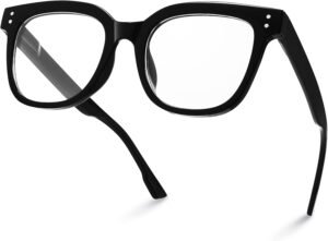 miyya Oversized Blue Light Glasses For Woman, Fashion Glasses, Computer Screen Glasses, Non Prescription Glasses For Women