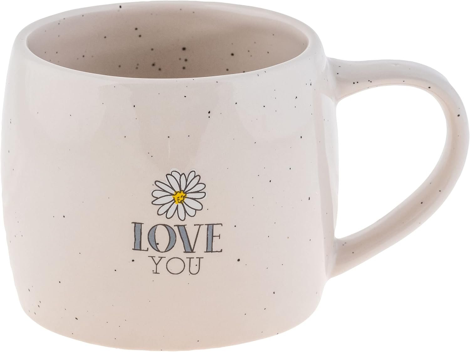Karma Gifts Reese Ceramic Mug – 16-Ounce Coffee Cup – Cute Mugs for Women and Men – Bee