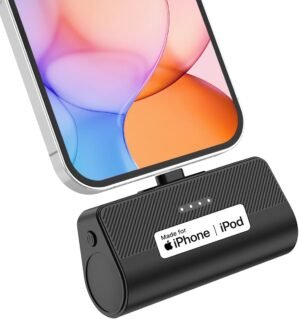 KKD Portable Charger, [MFi Certified] Portable Charger for iPhone 5000mAh Portable Phone Charger Power Bank for iPhone 14/13/12/11/XR/X/SE/8/7/6/6s/Pro Max/Plus,iPad