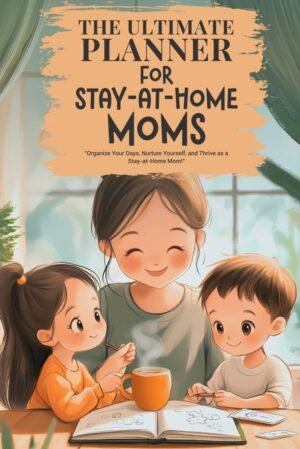 The Ultimate Planner For Stay-At-Home Moms: Organize Your Days, Nurture Yourself and Thrive as a Stay-At-Home Mom – Family management tools including meal planning, chore charts, and budget tracking