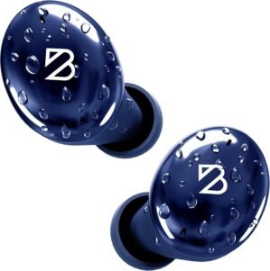 Tempo 30 Wireless Earbuds for Small Ears – Award-Winning Sound, Sweatproof Bluetooth Earbuds, Comfortable Ear Buds for Women, Navy Earphones for Small Ear Canals, Long Battery Headphone