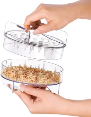 Chicken Shredder – Clear Chicken Shredder Tool Twist, Meat Shredder Tool Twist, Chicken Breast Food Shredded Tool Twist Machine for Dog and Cat Food Meal Prep