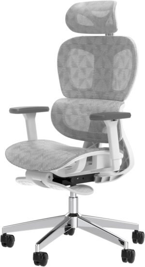 Ergonomic Mesh Office Chair with 3D Adjustable Armrest,High Back Desk Computer Chair Ergo3d Ergonomic with Wheels for Home & Office