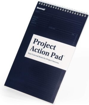 BestSelf Project Action Pad – Daily Task Planner, To-Do List & Action Pad for Boosting Productivity and Effective Project Management