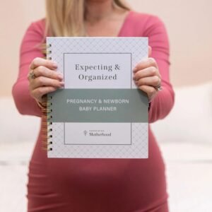 Expecting and Organized New Baby Planner – Pregnancy Organizer and Checklist Journal for First-Time Moms – 140+ Page Hardcover Keepsake by Undefining Motherhood