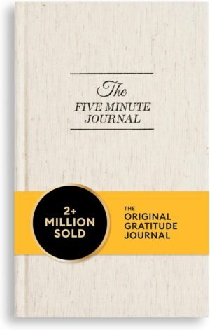 Intelligent Change The Five Minute Journal – Original Daily Gratitude Journal 2025 for Happiness, Mindfulness & Reflection – Daily Affirmations – Undated Planner Gifts for Women & Men