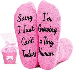 HAPPYPOP Pregnancy Gifts for Women – Pregnant Mom Socks, Expecting Mother’s Day Gifts, IVF Gifts