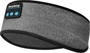 Perytong Bluetooth Sleep Headphones Headband with HD Speakers – Noise Cancelling, for Side Sleepers, Workout, Jogging, Yoga