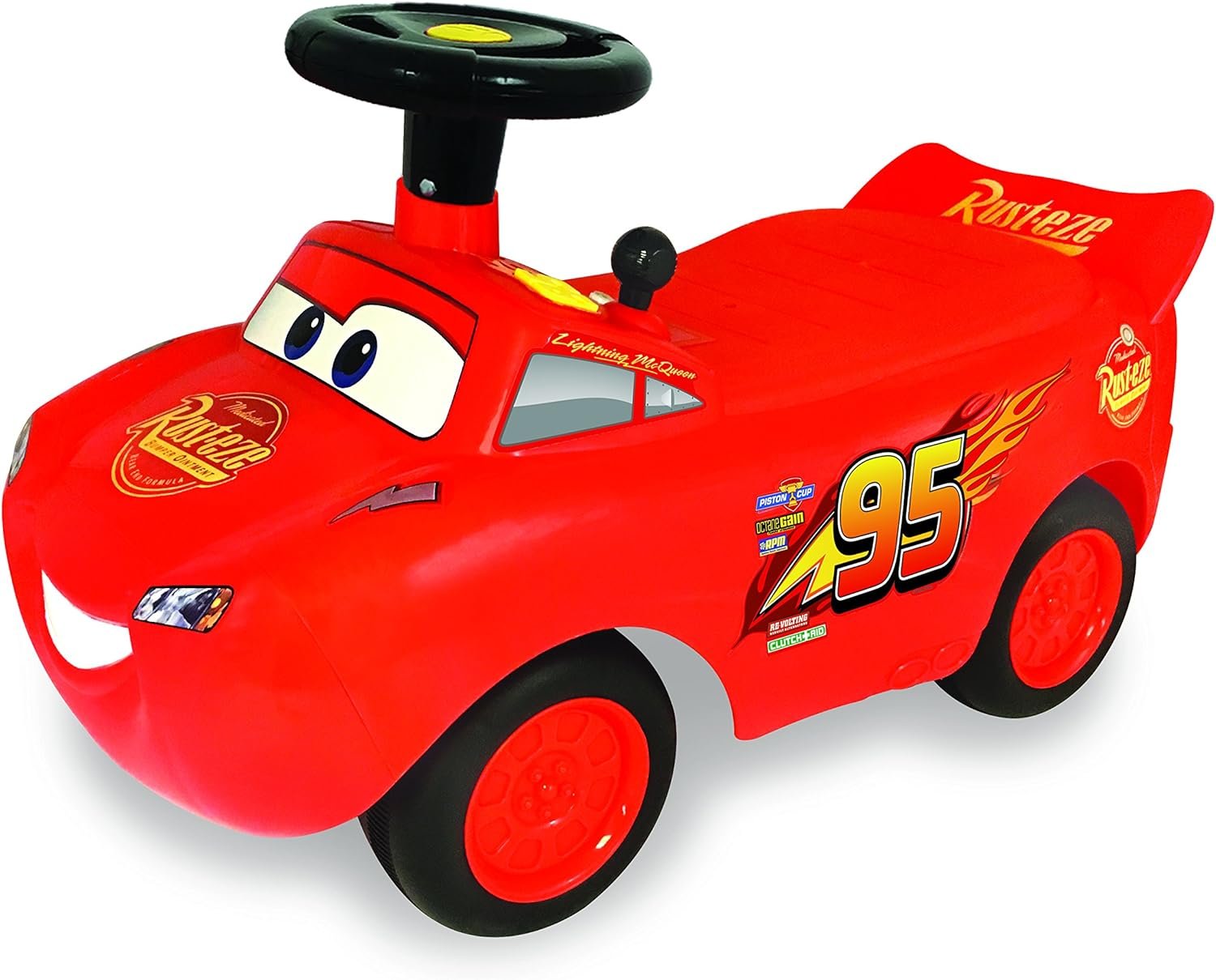 Kiddieland Toys Limited My Lightning McQueen Racer Ride On,Multi, Large
