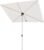Grand patio Balcony Umbrella, JENA 6×4 FT Outdoor Umbrella, Rectangular Flat Canopy Versatile Patio Shade with 360 Degree Roating Knob for Deck Apartment, Beige