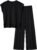LILLUSORY 2 Piece Sets for Women Summer Vacation 2025 Lounge Outfits Matching Two Pcs Spring Knit Tracksuits Sweat Suits
