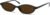 Retro Oval Sunglasses for Women Chic Cat Eye 90s Sunnies Lightweight Narrow Shades Trendy UV protection Sun Glasses