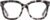 JIM HALO Oversized Blue Light Glasses for Women Square Chunky Bluelight Computer Glasses Reduce Eye Strain