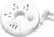 Travel Power Strip, NTONPOWER 3 Outlets 3 USB(1 USB C) Cruise Approved Power Strip, Short Extension Cord 3ft, Travel Essentials for Home, Hotels, Cruise Ship, Vacation, White, i-Donut Power Strip
