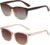 DUSHINE Polarized Sunglasses for Women Classic Retro Style UV400 Protection
