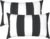 LVTXIII Outdoor/Indoor Lumbar Pillows, Decorative Patio Lumbar Cushions, Fluffy Water Repellent Garden Cushions for Home Patio Coach Sofa Use, 12×20 Inch, Pack of 2, Cabana Black