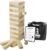 Gentle Monster Giant Tumble Tower with Dice & Game Board, 56 Pcs Large Size Wooden Stacking Game, Classic Outdoor Games for Adult Kids Family (Jumbo 56pc)