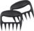 Bear Paws Meat Claws – The Original Meat Shredder Claws for Pulled Pork, USA Made – Easily Lift, Shred, Pull and Serve Pork, Chicken, Brisket and Turkey – Gift for Dad on Father’s Day! (Black)
