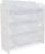 UNiPLAY Toy Organizer with 12 Removable Storage Bins, Multi-Bin Organizer for Books, Building Blocks, School Materials, Toys with Baseplate Board Frame (White)