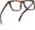 NIDOVIX Trendy Square Blue Light Blocking Glasses for Men Women, Fashion Frame Non-prescription Computer Glasses (Tortoise)