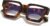 AIEYEZO Square Thick Frame Glasses for Women Men Fashion Blue Light Glasses Trendy Chic Computer Eyeglasses