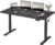 Furmax Electric Height Adjustable Standing Desk Large 55 x 24 Inches Sit Stand Up Desk Home Office Computer Desk Memory Preset with T-Shaped Metal Bracket, Black