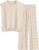 ANRABESS Women 2 Piece Lounge Sets Summer Casual Knit Sweater Vest Pant Set Beach Vacation Airport Outfits Clothes
