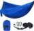 Camping Hammock Double & Single Portable Hammocks Ultralight Nylon Parachute Hammocks with 2 Tree Straps for Backpacking, Travel, Beach, Backyard, Camping, Hiking (Medium, Royal Blue)