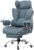 GTRACING Gaming Chair,Office Chair with Pocket Spring Lumbar Support, Ergonomic Comfortable Wide Office Desk Computer Chair with Outward Fixed Soft Armrests and Footrest (Fabric, Blue)