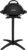 George Foreman Indoor/Outdoor Electric Patio Grill, Apartment Approved, 15-Serving, Removable Stand, Black