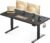 Electric Standing Desk with 3-Piece Board, 71 Inch Height Adjustable Large Desk with Power Outlets, Sit Stand Table, Writing Computer Desk for Home, Office, Workstation, Black