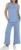 ANRABESS Women’s 2 Piece Sets Summer Travel Airplane Outfits Sleeveless Wide Leg Casual Lounge Matching Sweat Set Sweatsuits