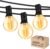 DAMAING Outdoor 100FT Globe String Lights with 52 Dimmable G40 Shatterproof LED Bulbs,Waterproof Connectable Patio Light for Backyard Hanging Lights,2700K Warm Glow