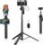 ULANZI MT-70 Extendable Phone Tripod, 63″” Selfie Stick Phone Vlog Tripod Stand with 2 Phone Clip, 360° Rotate Dual Camera Tripod for iPhone Sony Canon GoPro, Lightweight for Travel, Black