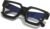 AIEYEZO Square Thick Frame Glasses for Women Men Fashion Blue Light Glasses Trendy Chic Computer Eyeglasses