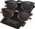 KALIYADI Polarized Sunglasses for Men and Women Semi-Rimless Frame Driving Sun glasses UV Blocking