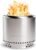 Solo Stove Ranger 2.0 with Stand – 15 Inch Smokeless Portable Fire Pit – Lightweight Outdoor Fireplace with Removable Ash Pan, Stainless Steel, Carry Case Included, Ideal for 2-4 People, 16.5 lbs