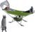 Portable Hammock with Stand, World’s Best Mock ONE® Hammock, Compact Folding Framed Hammock with Adjustable Sunshade Canopy for Indoor, Outdoor, Park, Backpacking, Camping, Hiking, Travel, Beach-Green
