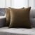 MIULEE Pack of 2 Decorative Outdoor Waterproof Pillow Covers Square Garden Cushion Sham Throw Pillowcase Shell for Spring Patio Tent Couch 18×18 Inch Brown