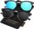 KALIYADI Polarized Sunglasses for Men and Women Semi-Rimless Frame Driving Sun glasses UV Blocking
