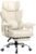 COMHOMA Big and Tall Office Chair, High Back Leather Gaming Chair with Footrest, Executive Ergonomic Office Chairs with Pocket Spring Lumbar Support and with Outward Fixed Soft Armrests
